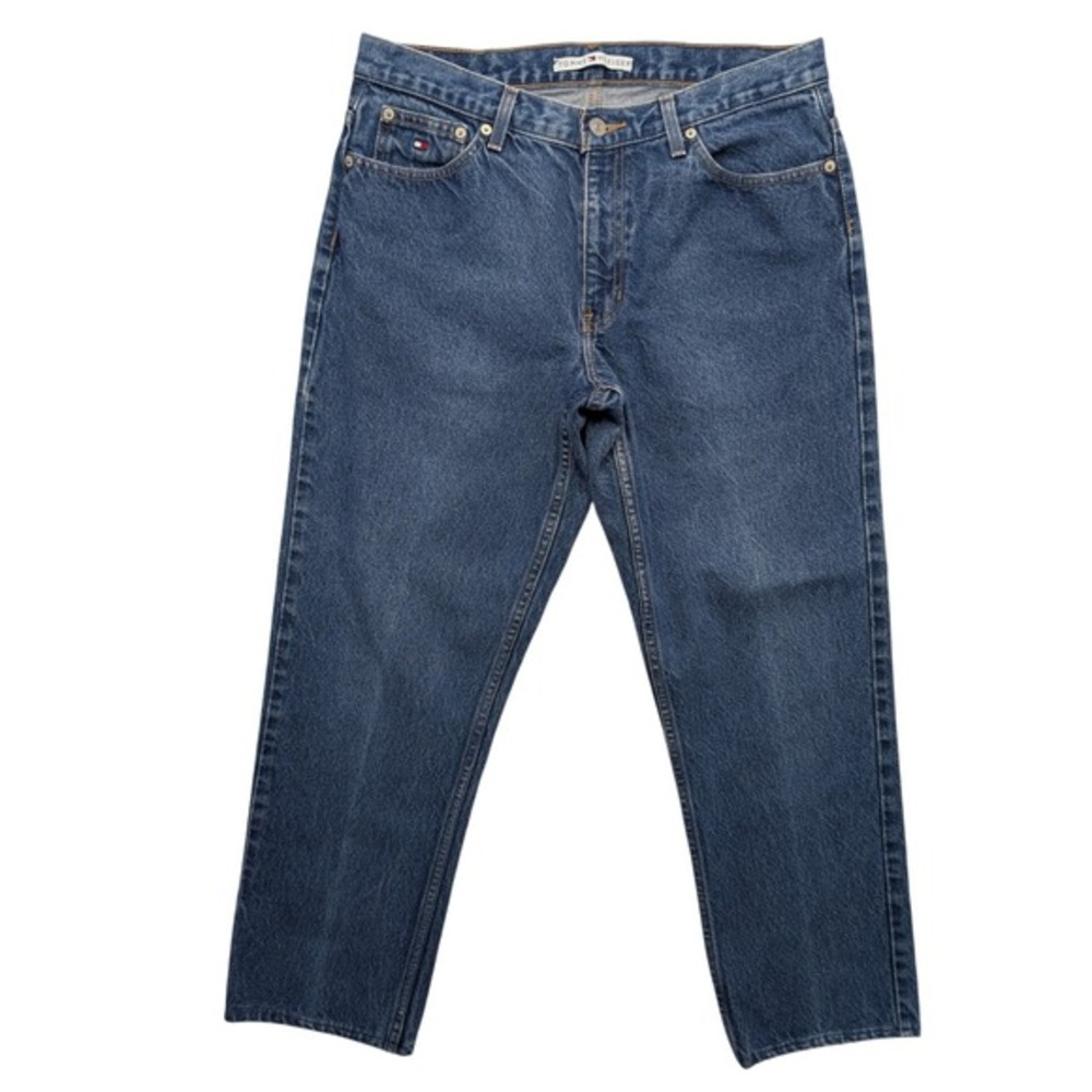 Tommy Hilfiger Straight Leg Jeans Mens 33x29 Blue Medium Wash‎ Classic Denim